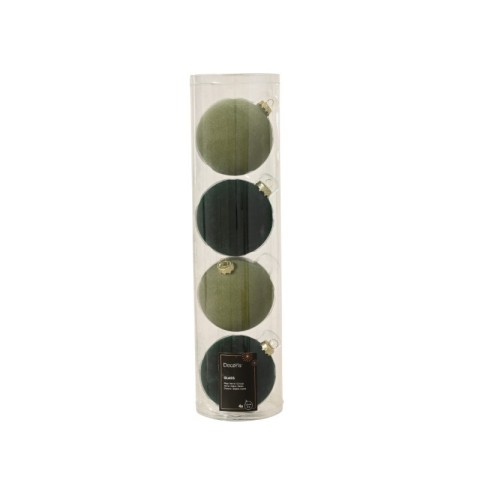 SFERA VETRO FLOCCATO D.10 VERDE 2